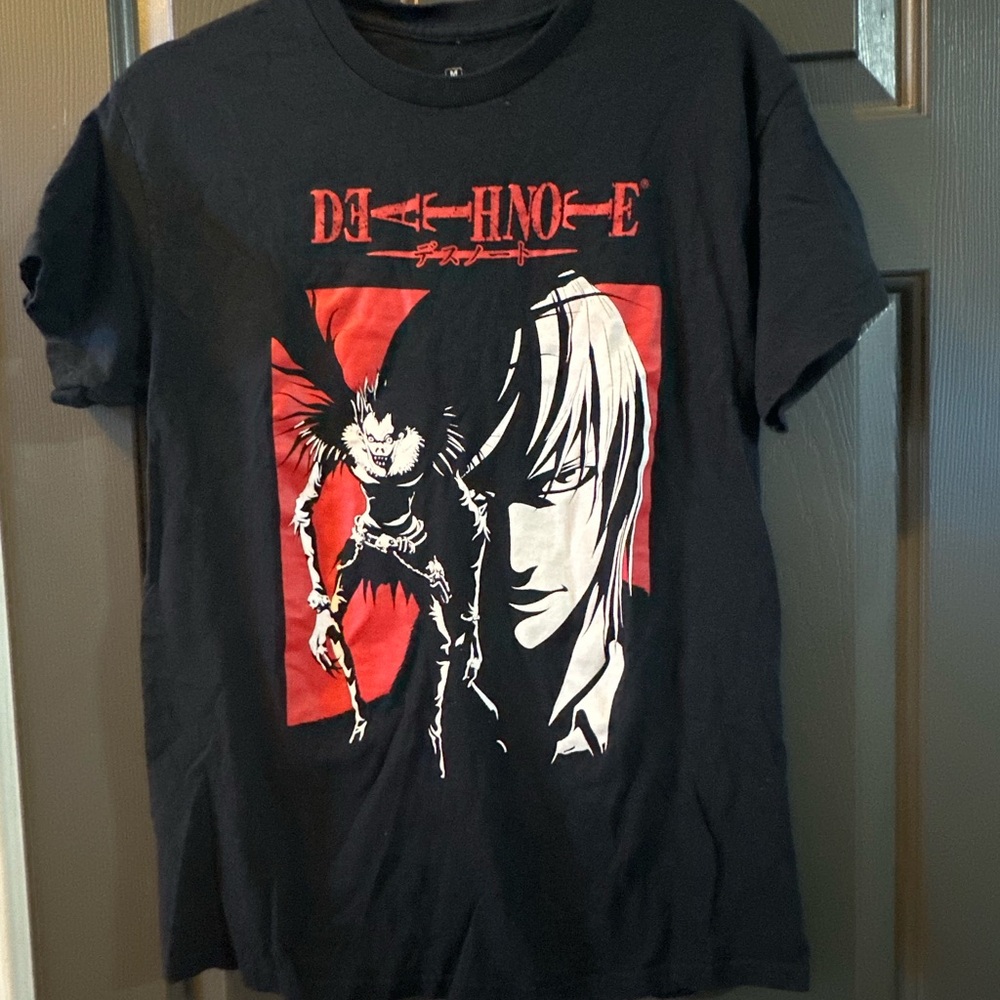 Black and Red Death Note Short Sleeve Tee